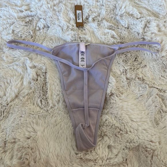 SKIMS T-String Thong Iris Mica Size 3X - Picture 4 of 5